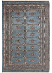 Light Slate Grey Jaldar 5' 7 x 8' 3 - No. 47870