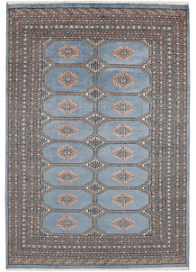 Light Steel Blue Jaldar 5' 5 x 7' 9 - No. 47878