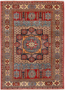 Multi Colored Kazak 4' 11 x 6' 11 - No. 47902
