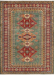 Olivedrab Kazak 5' x 6' 10 - No. 47978