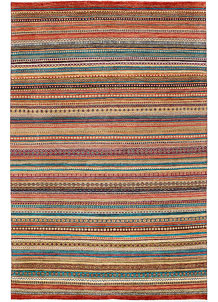 Multi Colored Gabbeh 6' 7 x 10' 4 - No. 48299