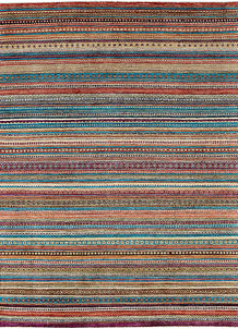 Multi Colored Gabbeh 6' 6 x 10' 3 - No. 48303