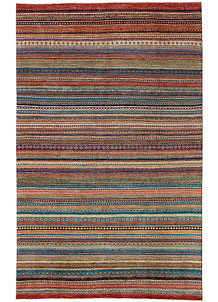 Multi Colored Gabbeh 6' 7 x 10' 1 - No. 48309