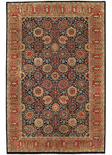 Black Sultanabad 4' 7 x 7' 3 - No. 52346