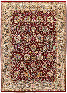 Maroon Mahal 5' 1 x 7' 1 - No. 52364