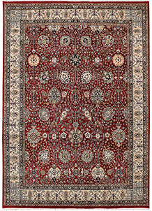 Maroon Mahal 5' 1 x 7' 3 - No. 52376