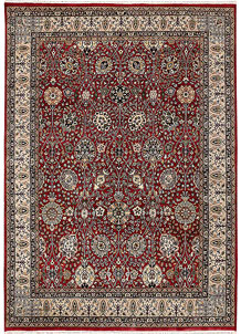 Maroon Mahal 4' 11 x 7' 2 - No. 52378
