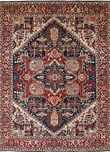 Multi Colored Ziegler 8' 11 x 11' 11 - No. 52550