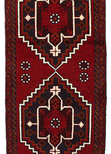 Dark Red Baluchi 2' 6 x 9' 10 - No. 53852