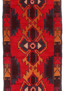 Red Baluchi 2' 6 x 9' 2 - No. 53856