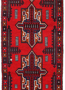Firebrick Baluchi 2' 7 x 7' 9 - No. 54794