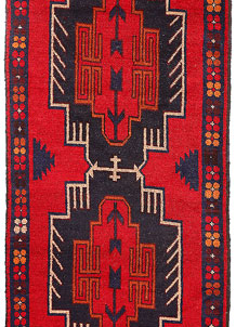 Red Baluchi 2' 7 x 8' 2 - No. 54799