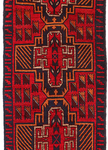 Firebrick Baluchi 2' 7 x 7' 10 - No. 54811