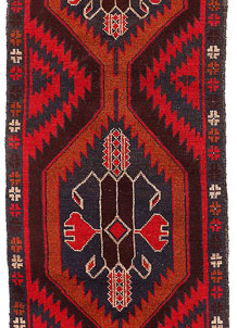 Multi Colored Baluchi 2' 4 x 7' 10 - No. 54827