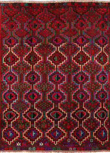 Maroon Baluchi 5' 11 x 7' 3 - No. 55172