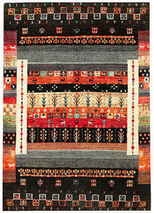 Multi Colored Gabbeh 5' 7 x 7' 11 - No. 55889