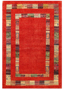Red Gabbeh 5' 6 x 8' 1 - No. 55892