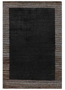Black Gabbeh 5' 7 x 8' 2 - No. 55895