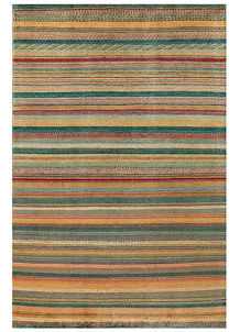Multi Colored Gabbeh 5' 3 x 7' 11 - No. 55945
