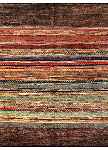 Multi Colored Gabbeh 6' 4 x 6' 4 - No. 55967
