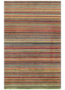 Multi Colored Gabbeh 6' x 9' - No. 56011