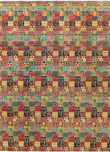 Multi Colored Gabbeh 8' 1 x 9' 10 - No. 56037
