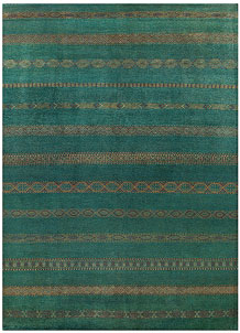 Teal Gabbeh 8' 5 x 11' 6 - No. 56132