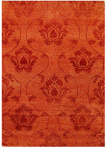 Orange Red Gabbeh 4' 7 x 6' 4 - SKU 56648