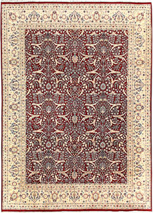 Maroon Mahal 8' 2 x 11' 4 - No. 56697