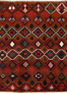 Saddle Brown Baluchi 5' 9 x 7' 10 - No. 57148