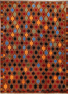 Saddle Brown Baluchi 5' 9 x 7' 9 - No. 57152
