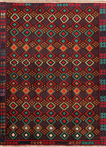 Multi Colored Baluchi 6' x 8' 1 - No. 57175