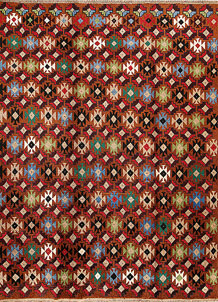 Multi Colored Baluchi 6' x 8' - No. 57178