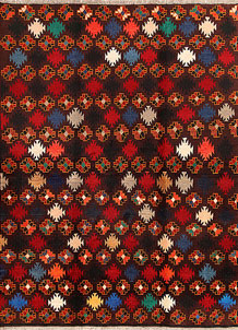 Multi Colored Baluchi 5' 11 x 8' - No. 57184