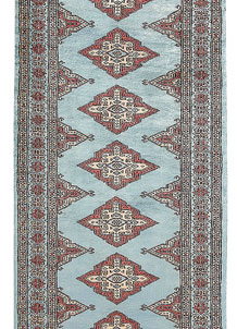 Powder Blue Jaldar 2' 7 x 9' 5 - No. 58801