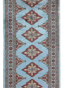 Light Steel Blue Jaldar 2' 7 x 9' 11 - No. 58802