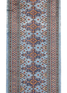 Light Steel Blue Jaldar 2' 7 x 9' 6 - No. 58803