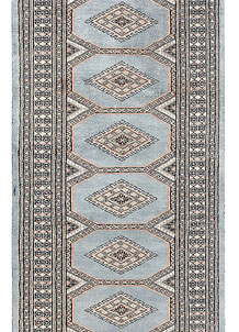 Light Steel Blue Jaldar 2' 4 x 9' 3 - No. 58957