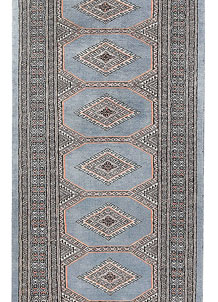 Light Slate Grey Jaldar 2' 4 x 9' 5 - No. 58980