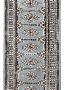 Light Steel Blue Jaldar 2' 4 x 9' 6 - No. 58984