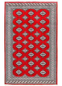Red Jaldar 5' 1 x 8' 2 - No. 59098