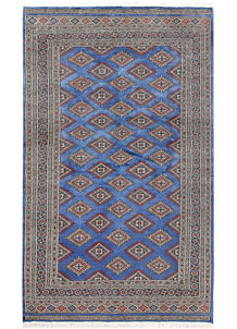 Cornflower Blue Jaldar 5' 1 x 8' 6 - No. 59124