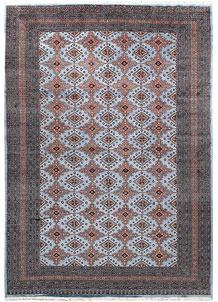 Light Steel Blue Jaldar 8' 1 x 11' 7 - No. 59148