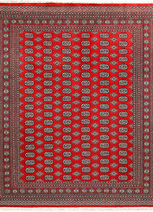 Firebrick Bokhara 7' 11 x 9' 7 - No. 59348