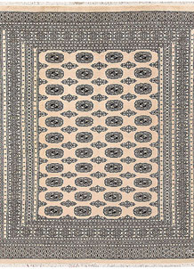 Bisque Bokhara 6' 7 x 7' 9 - No. 59712