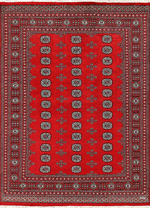 Firebrick Bokhara 6' 8 x 8' 10 - No. 59755