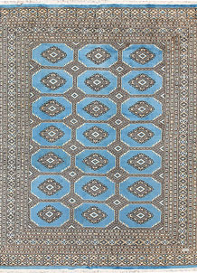 Sky Blue Jaldar 6' 7 x 8' 3 - No. 59770