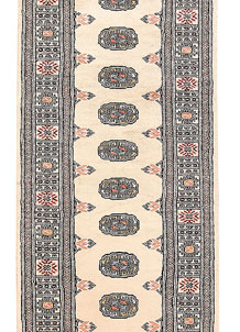 Bisque Bokhara 2' 6 x 12' 9 - No. 59997