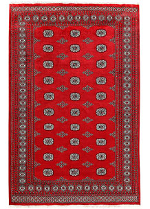Firebrick Bokhara 6' x 9' 1 - No. 60048