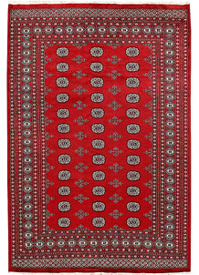 Firebrick Bokhara 6' 2 x 9' 1 - No. 60049